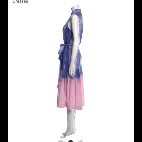 DEREK LAM 10 CROSBY Striped Dress, size 0 - Picture 2 of 9